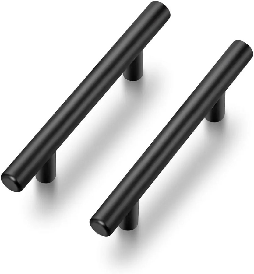 Amazon product photo of Ravinte Cabinet Handles,5" Length,3" Hole Center,Matte Black,30 Pack