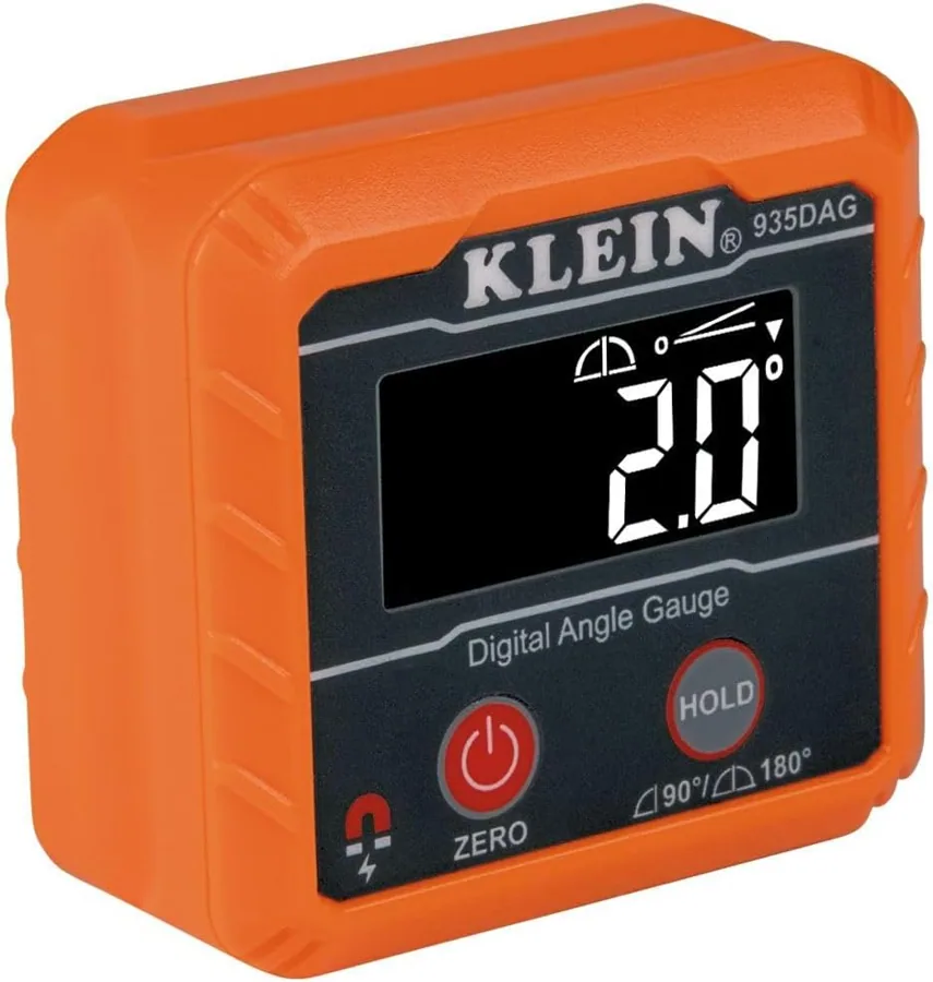 Amazon product photo of Klein Tools 935DAG Digital Electronic Level and Angle Gauge